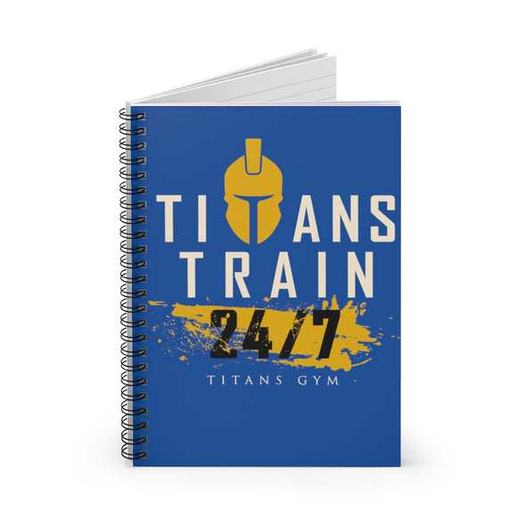 Titans Train Spiral Notebook - Ruled Line