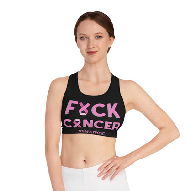 F Cancer Sports bra