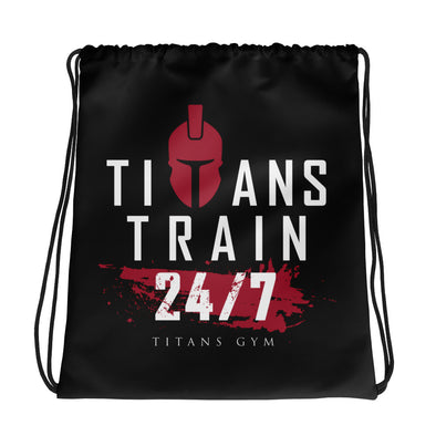 Titan Train Drawstring bag