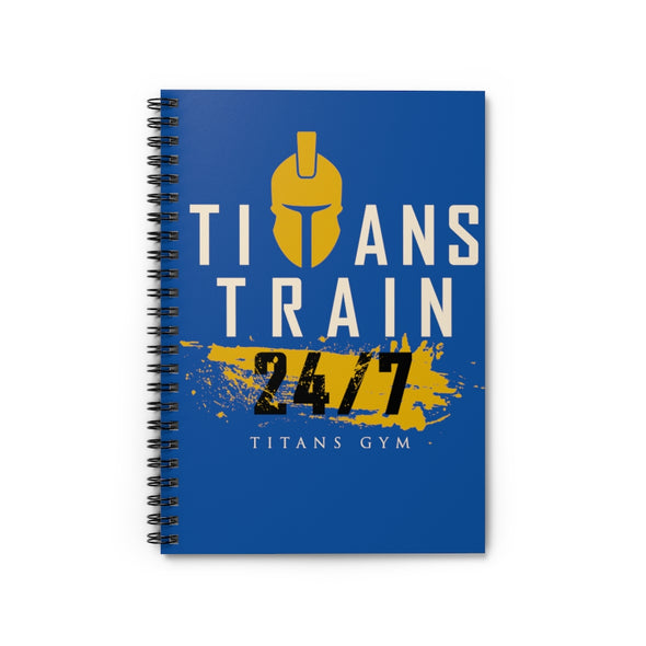 Titans Train Spiral Notebook - Ruled Line