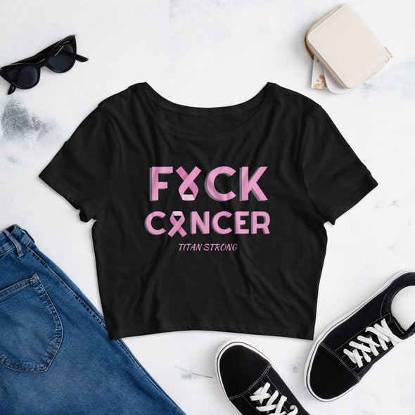 F Cancer Women’s Crop Tee